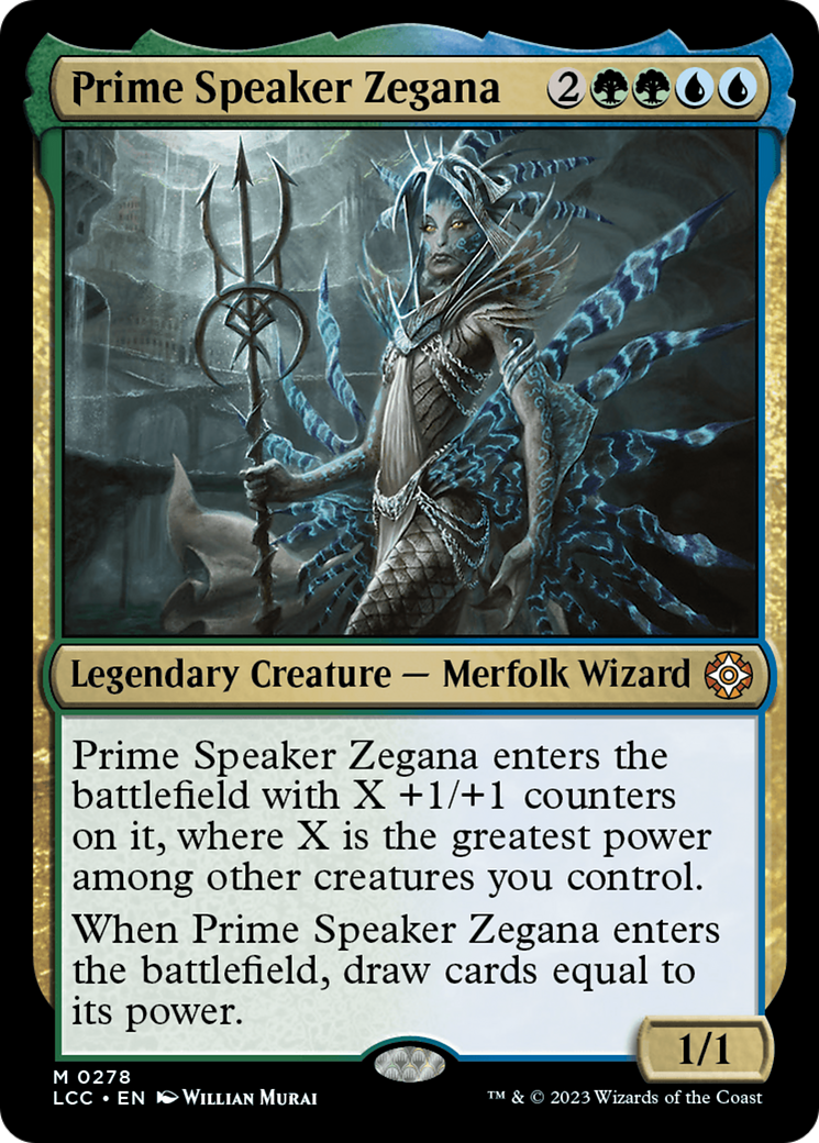 Prime Speaker Zegana [The Lost Caverns of Ixalan Commander] | Jomio and Rueliete's Cards and Comics