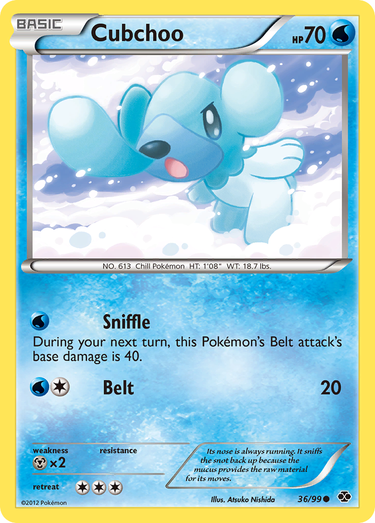 Cubchoo (36/99) [Black & White: Next Destinies] | Jomio and Rueliete's Cards and Comics