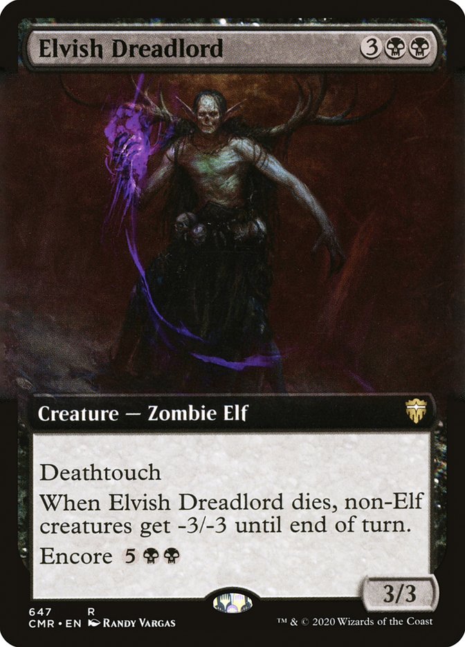 Elvish Dreadlord (Extended Art) [Commander Legends] | Jomio and Rueliete's Cards and Comics
