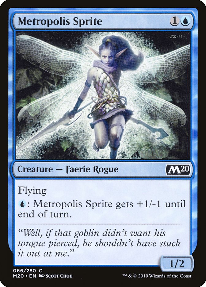 Metropolis Sprite [Core Set 2020] | Jomio and Rueliete's Cards and Comics