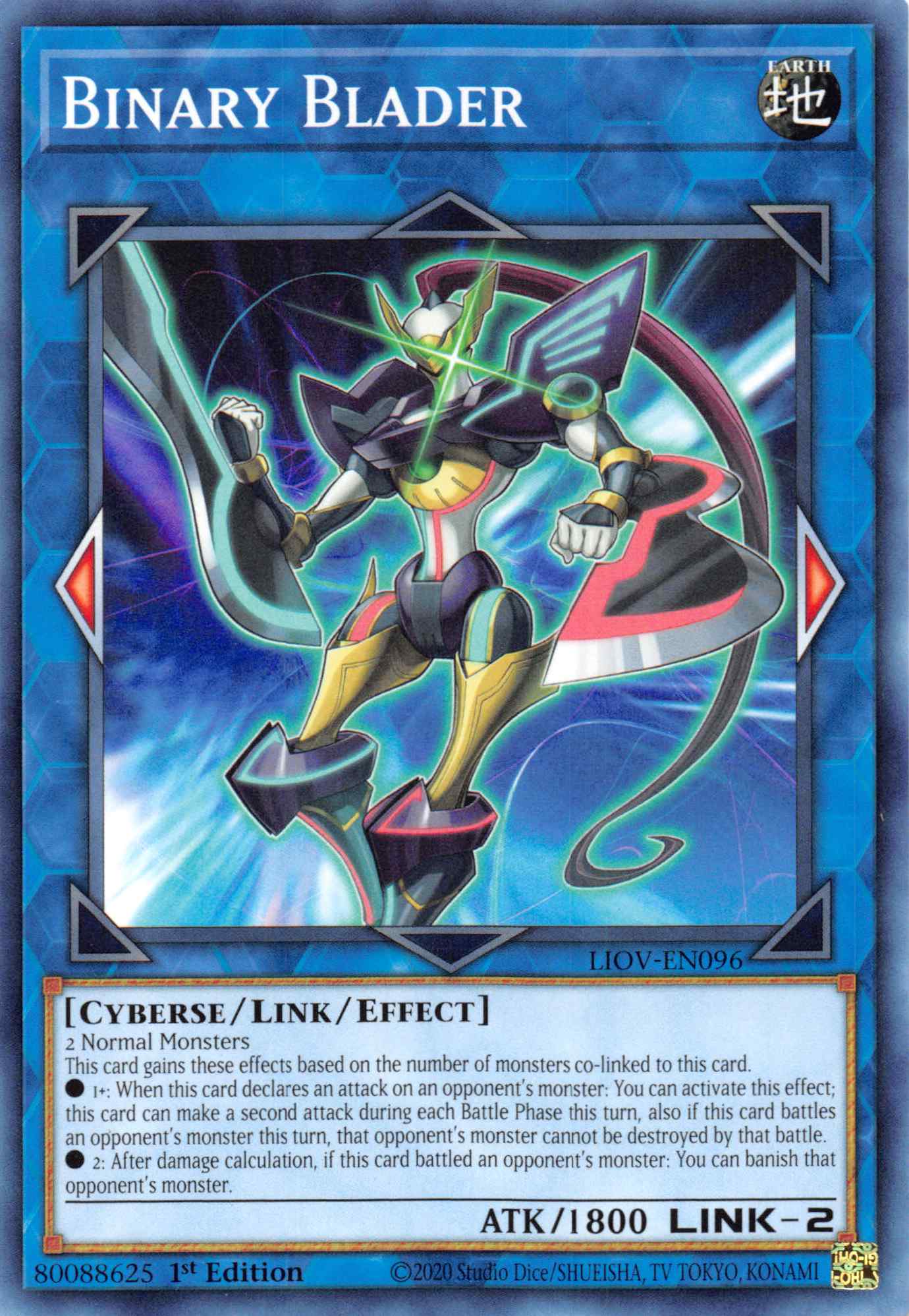 Binary Blader [LIOV-EN096] Common | Jomio and Rueliete's Cards and Comics