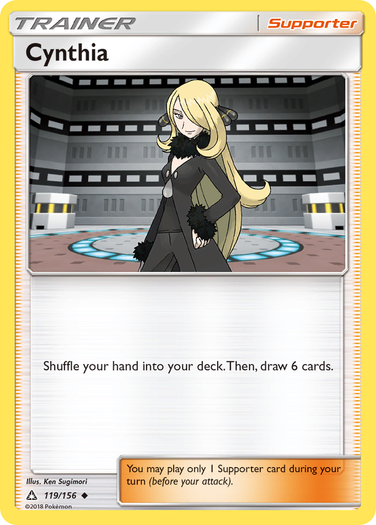 Cynthia (119/156) [Sun & Moon: Ultra Prism] | Jomio and Rueliete's Cards and Comics