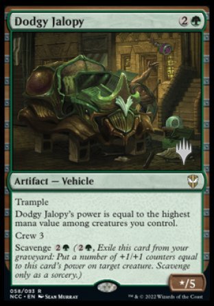Dodgy Jalopy (Promo Pack) [Streets of New Capenna Commander Promos] | Jomio and Rueliete's Cards and Comics