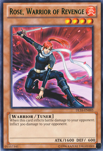 Rose, Warrior of Revenge (Green) [DL16-EN005] Rare | Jomio and Rueliete's Cards and Comics
