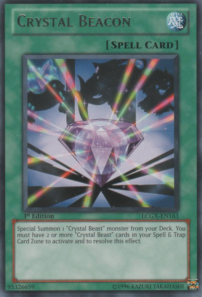 Crystal Beacon [LCGX-EN163] Rare | Jomio and Rueliete's Cards and Comics