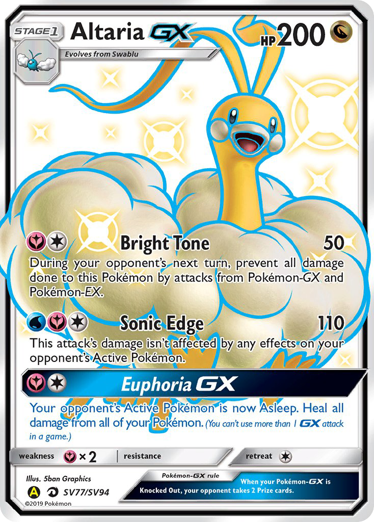 Altaria GX (SV77/SV94) [Sun & Moon: Hidden Fates - Shiny Vault] | Jomio and Rueliete's Cards and Comics