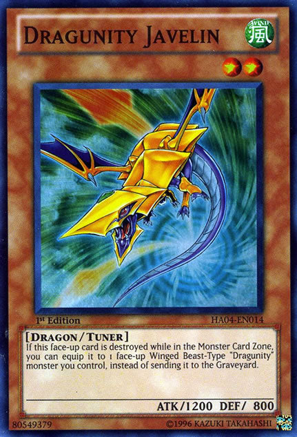 Dragunity Javelin [HA04-EN014] Super Rare | Jomio and Rueliete's Cards and Comics
