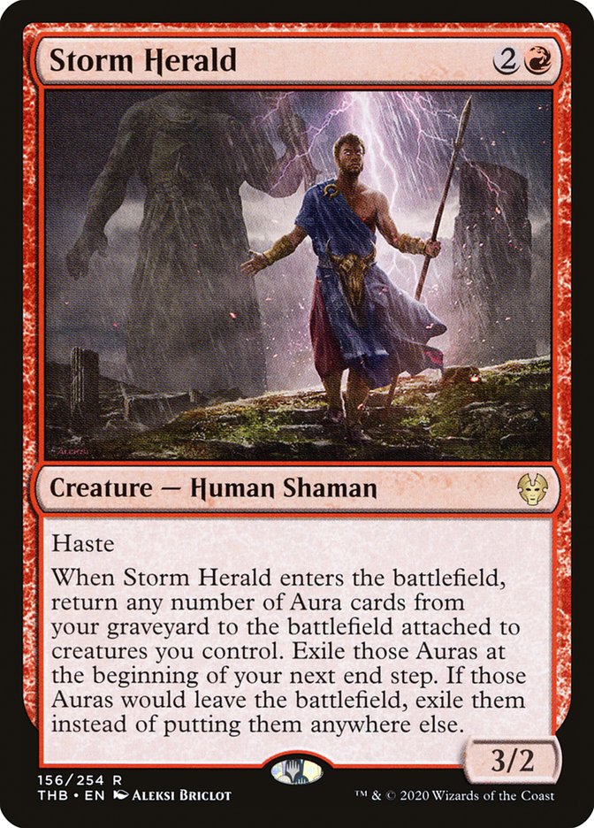 Storm Herald [Theros Beyond Death] | Jomio and Rueliete's Cards and Comics