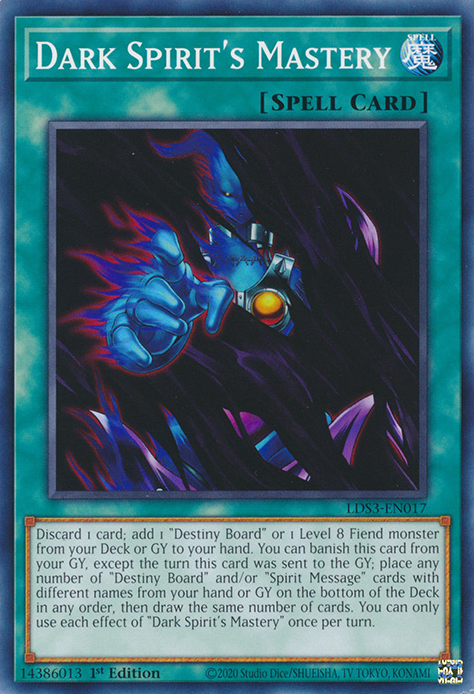 Dark Spirit's Mastery [LDS3-EN017] Common | Jomio and Rueliete's Cards and Comics