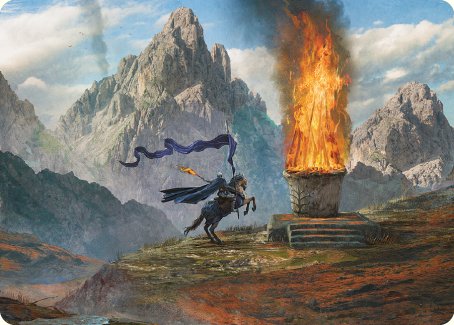Call for Aid Art Card [The Lord of the Rings: Tales of Middle-earth Art Series] | Jomio and Rueliete's Cards and Comics