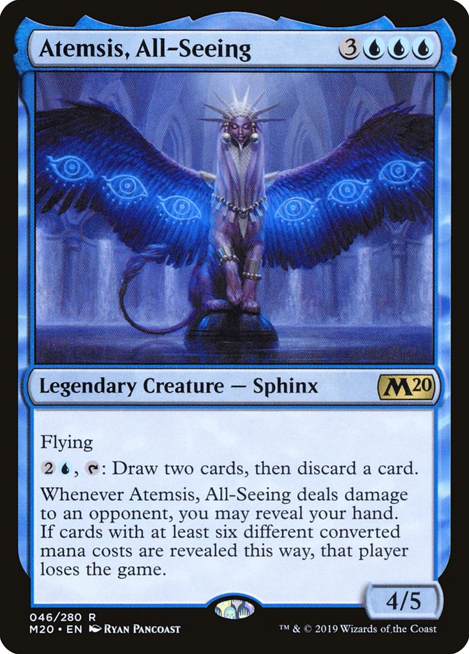 Atemsis, All-Seeing [Core Set 2020] | Jomio and Rueliete's Cards and Comics