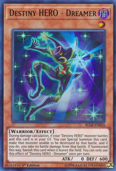 Destiny HERO - Dreamer [BLLR-EN024] Ultra Rare | Jomio and Rueliete's Cards and Comics