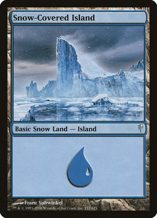 Snow-Covered Island [Coldsnap] | Jomio and Rueliete's Cards and Comics