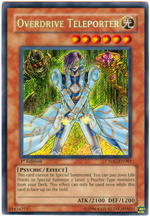 Overdrive Teleporter [CSOC-EN083] Secret Rare | Jomio and Rueliete's Cards and Comics
