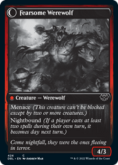Fearful Villager // Fearsome Werewolf [Innistrad: Double Feature] | Jomio and Rueliete's Cards and Comics