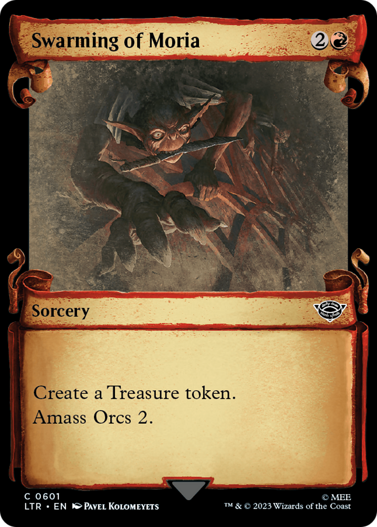 Swarming of Moria [The Lord of the Rings: Tales of Middle-Earth Showcase Scrolls] | Jomio and Rueliete's Cards and Comics