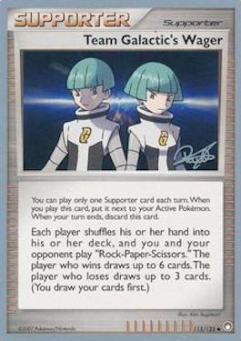 Team Galactic's Wager (115/123) (Bliss Control - Paul Atanassov) [World Championships 2008] | Jomio and Rueliete's Cards and Comics