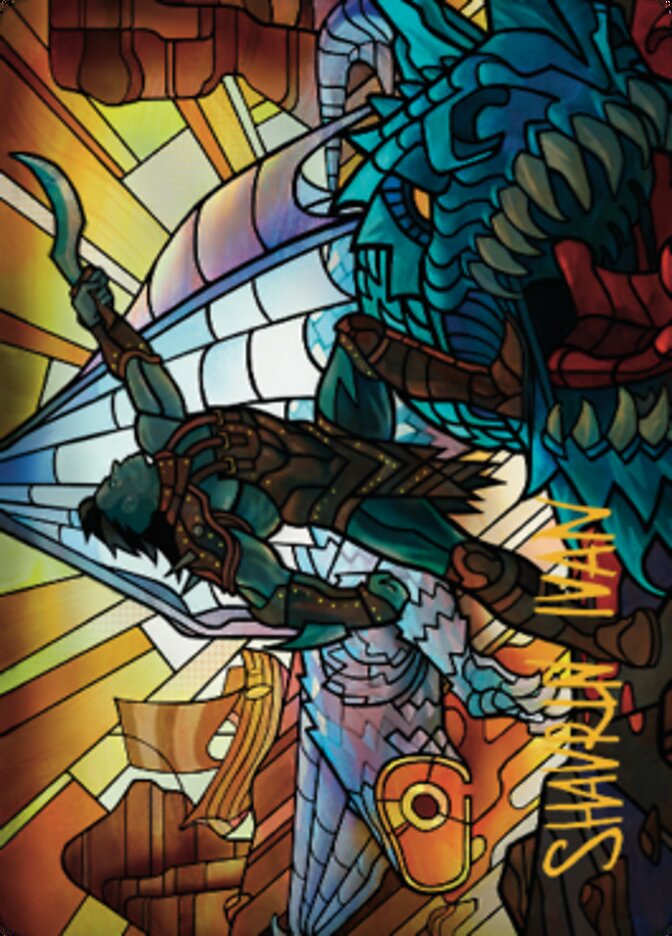 Astor, Bearer of Blades Art Card (Gold-Stamped Signature) [Dominaria United Art Series] | Jomio and Rueliete's Cards and Comics