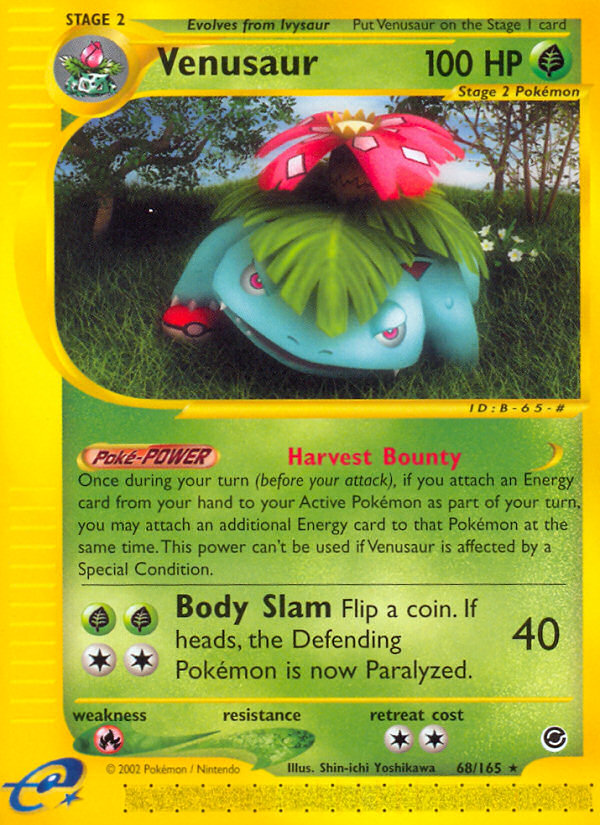 Venusaur (68/165) [Expedition: Base Set] | Jomio and Rueliete's Cards and Comics