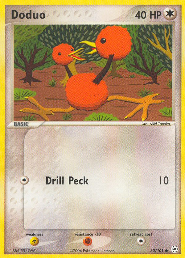 Doduo (60/101) [EX: Hidden Legends] | Jomio and Rueliete's Cards and Comics