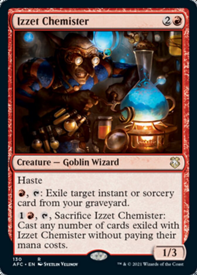 Izzet Chemister [Dungeons & Dragons: Adventures in the Forgotten Realms Commander] | Jomio and Rueliete's Cards and Comics
