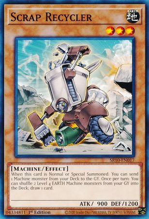 Scrap Recycler [SR10-EN017] Common | Jomio and Rueliete's Cards and Comics