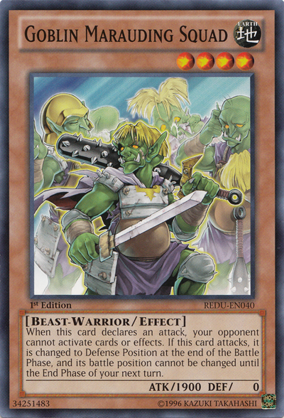 Goblin Marauding Squad [REDU-EN040] Common | Jomio and Rueliete's Cards and Comics