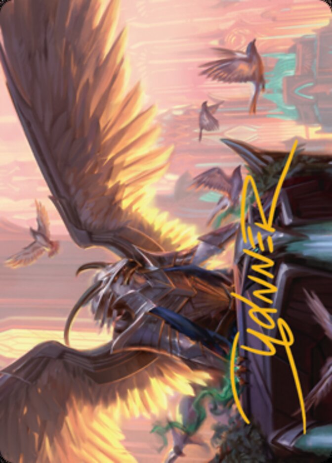 Falco Spara, Pactweaver 1 Art Card (Gold-Stamped Signature) [Streets of New Capenna Art Series] | Jomio and Rueliete's Cards and Comics