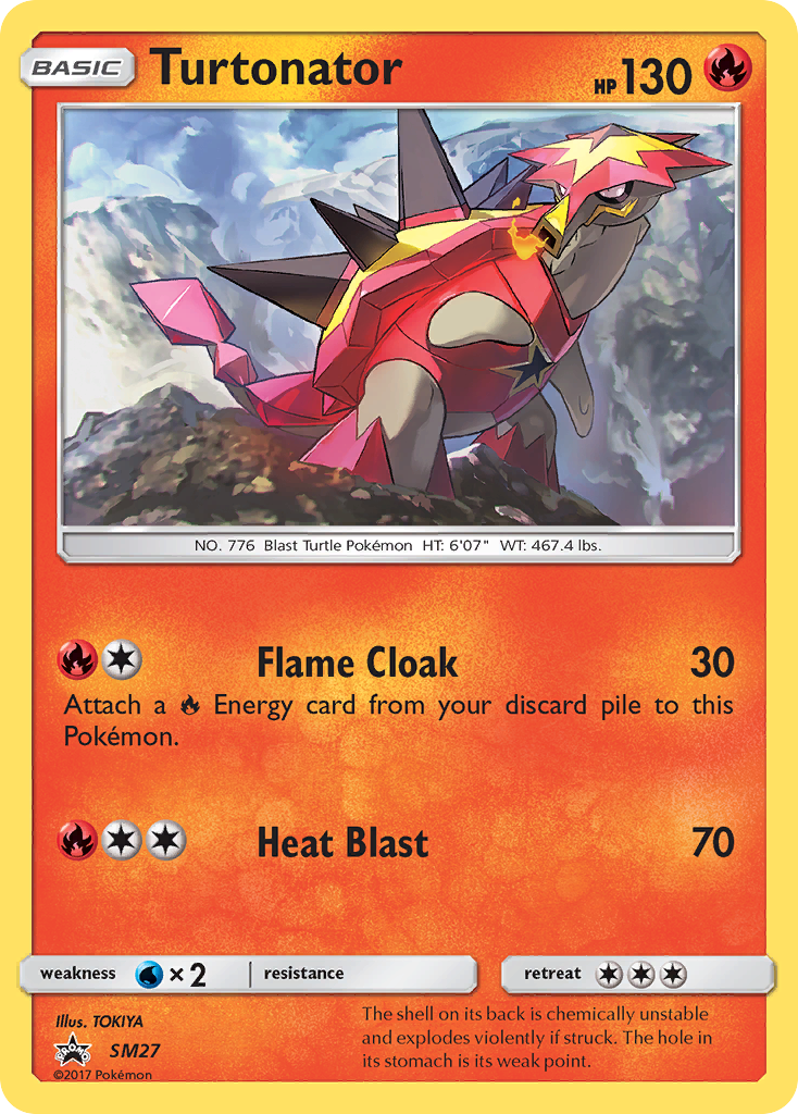 Turtonator (SM27) [Sun & Moon: Black Star Promos] | Jomio and Rueliete's Cards and Comics