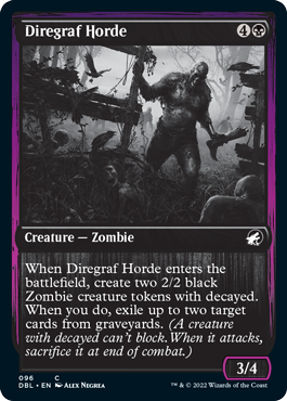 Diregraf Horde [Innistrad: Double Feature] | Jomio and Rueliete's Cards and Comics