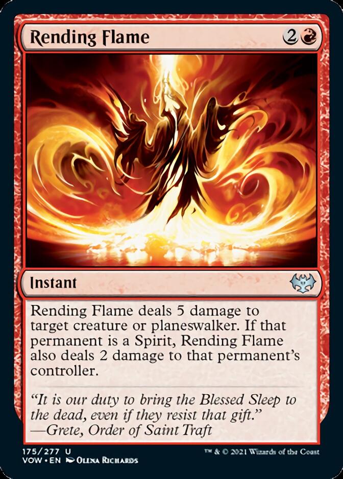 Rending Flame [Innistrad: Crimson Vow] | Jomio and Rueliete's Cards and Comics