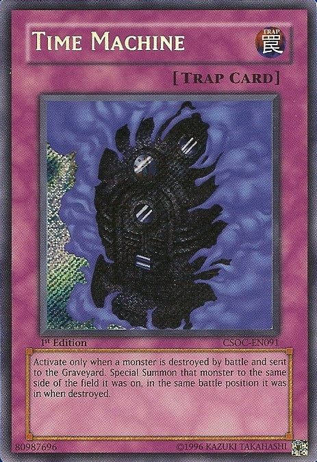 Time Machine [CSOC-EN091] Secret Rare | Jomio and Rueliete's Cards and Comics