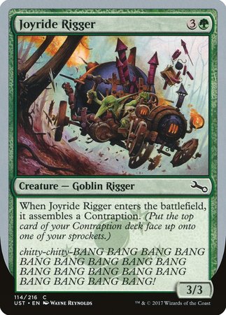 Joyride Rigger [Unstable] | Jomio and Rueliete's Cards and Comics