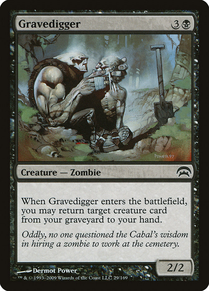 Gravedigger [Planechase] | Jomio and Rueliete's Cards and Comics
