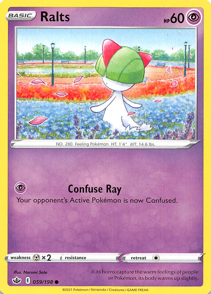 Ralts (059/198) [Sword & Shield: Chilling Reign] | Jomio and Rueliete's Cards and Comics