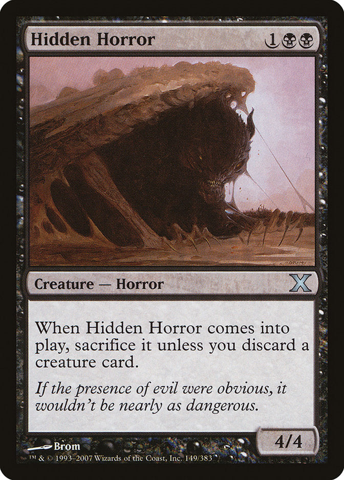 Hidden Horror [Tenth Edition] | Jomio and Rueliete's Cards and Comics