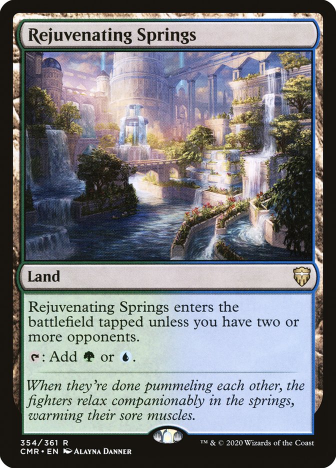 Rejuvenating Springs [Commander Legends] | Jomio and Rueliete's Cards and Comics