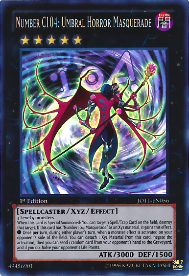 Number C104: Umbral Horror Masquerade [JOTL-EN056] Super Rare | Jomio and Rueliete's Cards and Comics