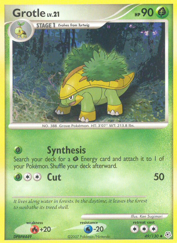Grotle (49/130) [Diamond & Pearl: Base Set] | Jomio and Rueliete's Cards and Comics