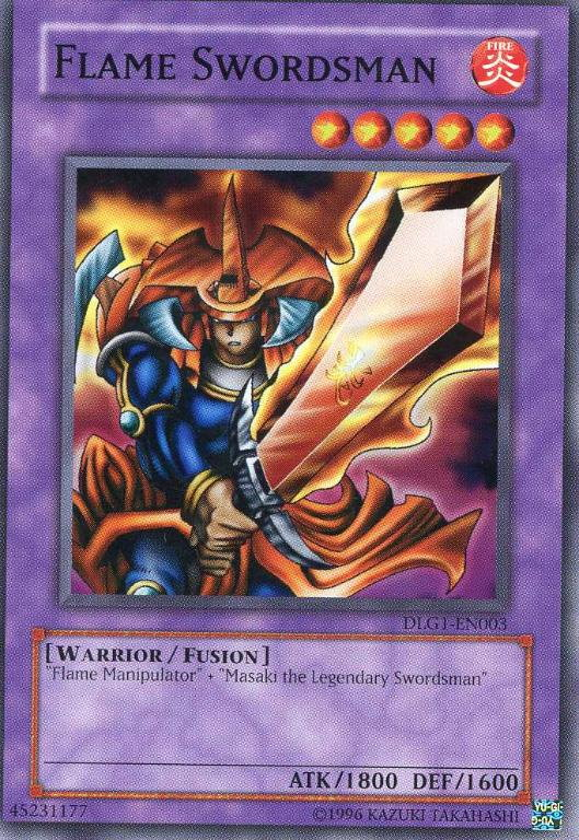 Flame Swordsman [DLG1-EN003] Common | Jomio and Rueliete's Cards and Comics