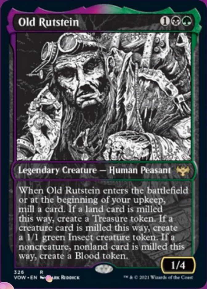Old Rutstein (Showcase Eternal Night) [Innistrad: Crimson Vow] | Jomio and Rueliete's Cards and Comics