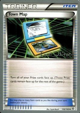 Town Map (136/149) (American Gothic - Ian Whiton) [World Championships 2013] | Jomio and Rueliete's Cards and Comics