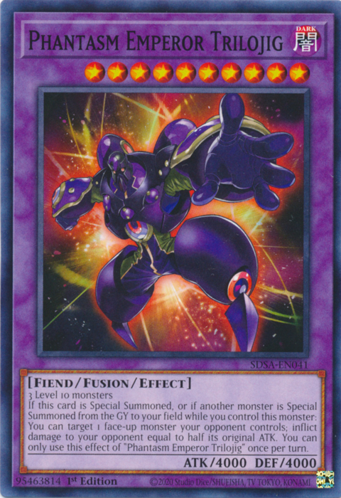 Phantasm Emperor Trilojig [SDSA-EN041] Common | Jomio and Rueliete's Cards and Comics