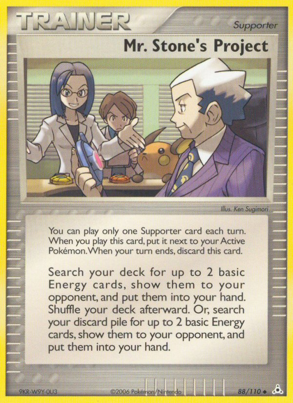 Mr. Stone's Project (88/110) [EX: Holon Phantoms] | Jomio and Rueliete's Cards and Comics