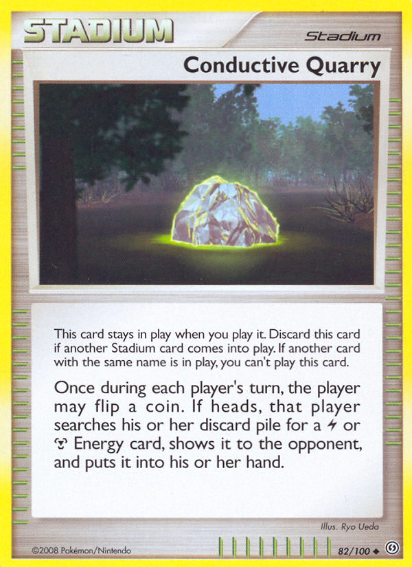 Conductive Quarry (82/100) [Diamond & Pearl: Stormfront] | Jomio and Rueliete's Cards and Comics