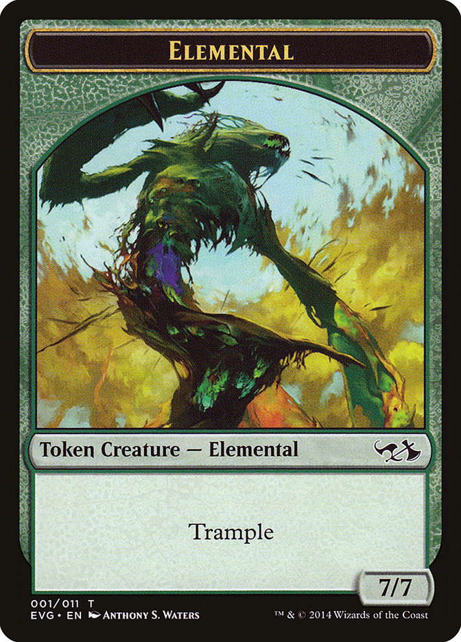 Elemental Token (Elves vs. Goblins) [Duel Decks Anthology Tokens] | Jomio and Rueliete's Cards and Comics