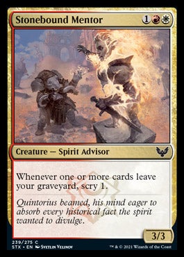 Stonebound Mentor [Strixhaven: School of Mages] | Jomio and Rueliete's Cards and Comics