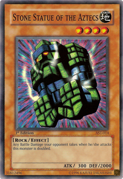 Stone Statue of the Aztecs [AST-014] Super Rare | Jomio and Rueliete's Cards and Comics