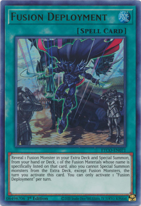 Fusion Deployment [ETCO-EN071] Ultra Rare | Jomio and Rueliete's Cards and Comics