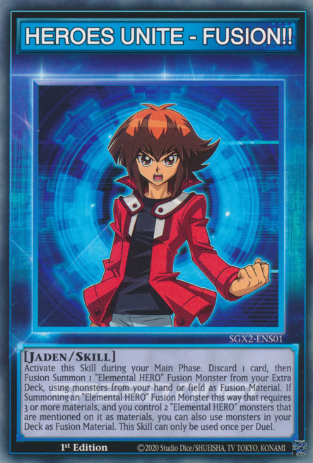 HEROES UNITE - FUSION!! [SGX2-ENS01] Common | Jomio and Rueliete's Cards and Comics